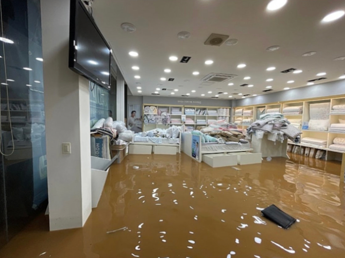 서산의 한 이불 전문 매장. 인터넷 카페 캡처
