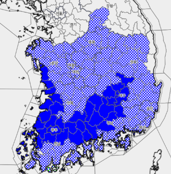 호우특벼 현황. 기상청 제공 