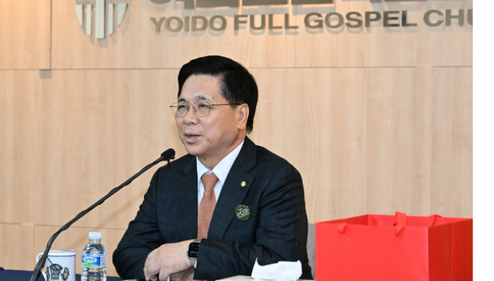 여의도순복음교회 이영훈 목사가 순직해병 특검팀 수사와 관련한 입장을 밝혔다. 이승규 기자