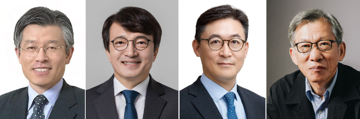 대통령실은 20일 이재명 대통령이 인사혁신처 처장에 최동석 인사조직연구소 소장, 새만금개발청장에 김의겸 전 더불어민주당 의원, 금융위원회 부위원장에 권대영 금융위원회 사무처장, 국립중앙박물관 관장에 유홍준 명지대 미술사학과 석좌교수를 임명했다고 전했다. 왼쪽부터 최동석, 김의겸, 권대영, 유홍준. 대통령실 제공