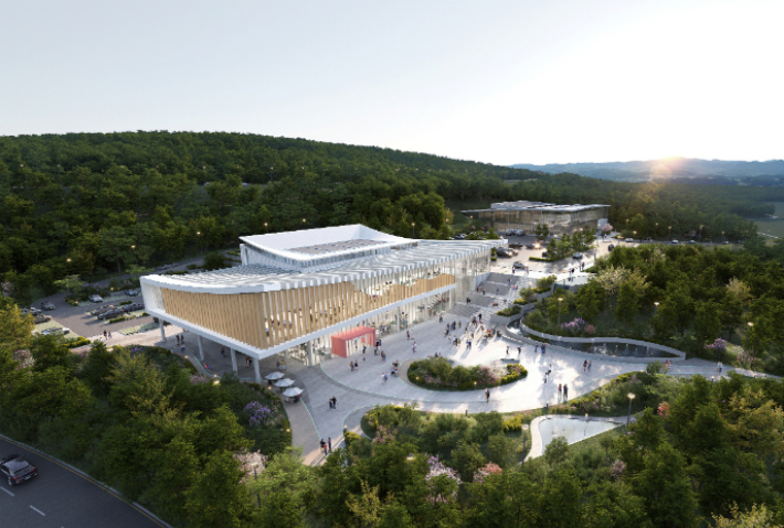 경주시 반다비체육센터 제안공모 당선작. 경주시 제공