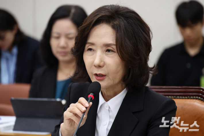 이진숙 사회부총리 겸 교육부 장관 후보자. 윤창원 기자