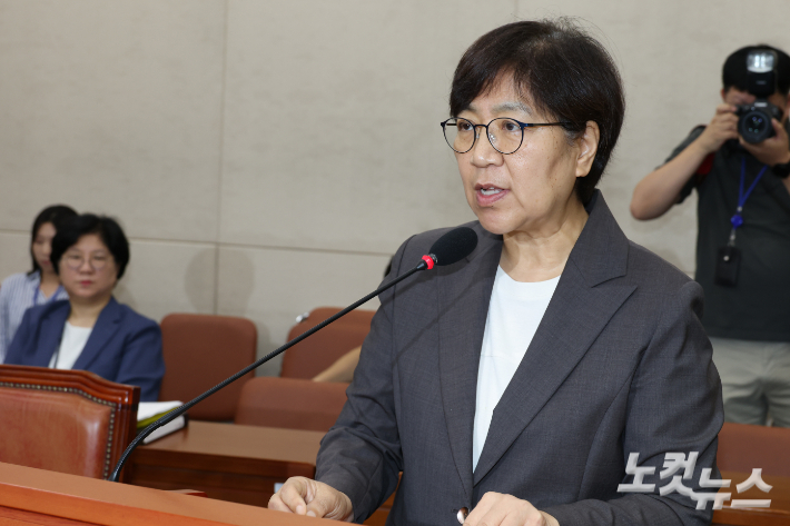 정은경 보건복지부 장관 후보자. 윤창원 기자