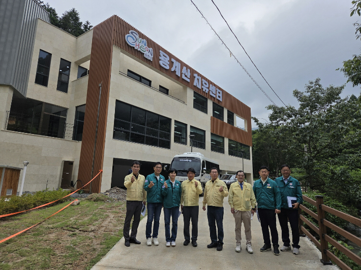 도건위, 용계산 '치유의 숲' 등 현장 방문. 순천시의회 제공