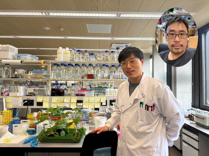 KAIST 생명과학과 김기정 박사, 송지준 교수(왼쪽부터). KAIST 제공