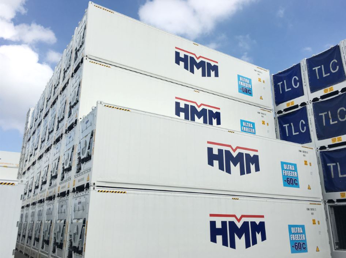 HMM의 초저온 냉동 컨테이너 '울트라 프리저(Ultra Freezer)'. HMM 제공