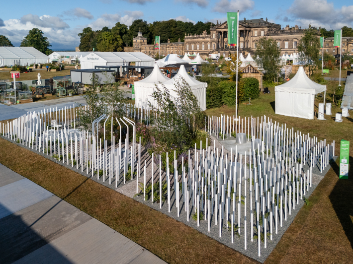 수상작 '정원이 속삭이다' 전경. 현대건설 제공