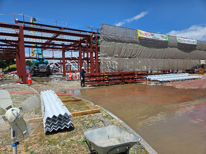 경주 APEC 시설 공사 현장. 경상북도 제공