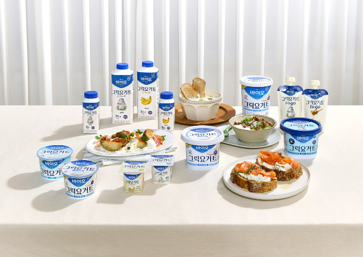매일 바이오 그릭요거트 제품 라인업. 매일유업 제공