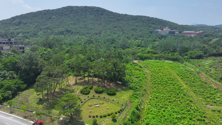 광주시 자원회수시설, 소각장 입지선정위원회가 최적 후보지로 선정한 광산구 삼거동 산 77-9번지 일대 모습. 연합뉴스