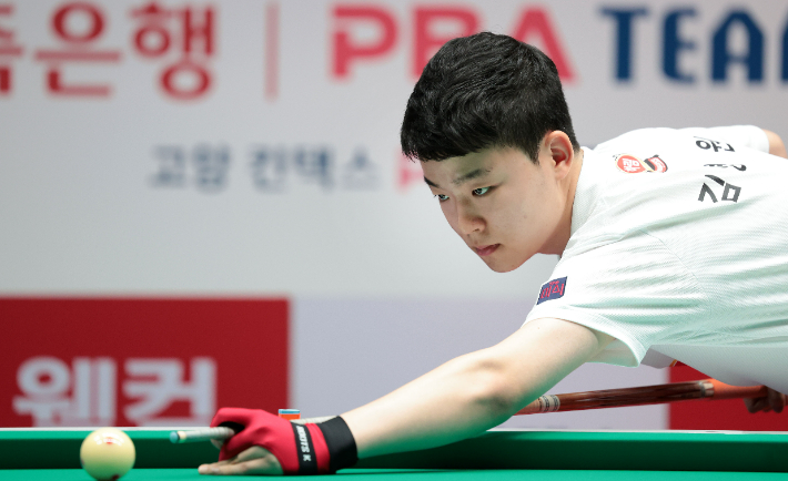 역대 PBA 최연소 우승자 하림의 김영원. PBA