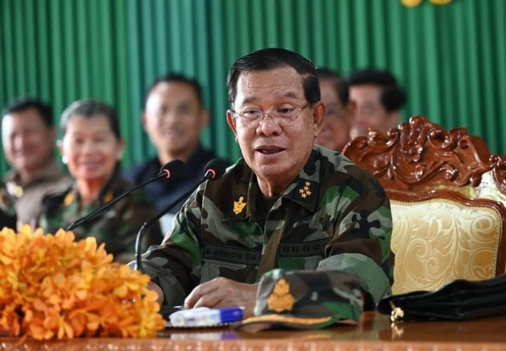 훈 센 캄보디아 상원의장. 훈 센 페이스북 캡처