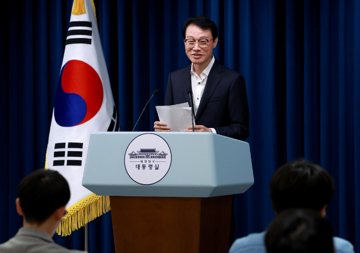 대통령실 이규연 홍보소통수석. 연합뉴스