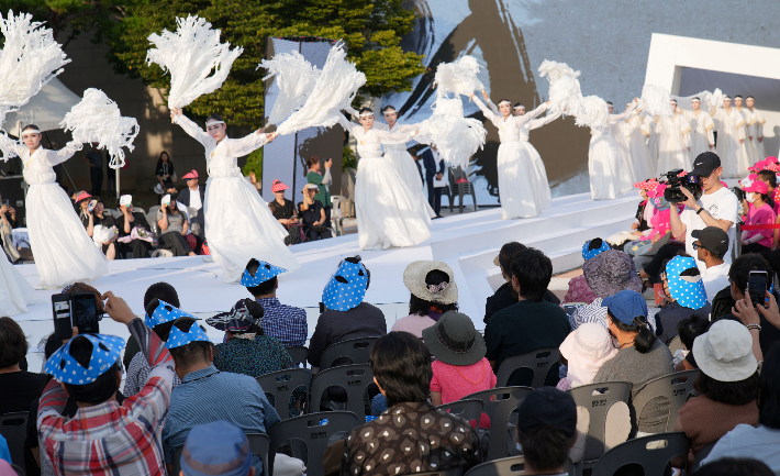 지난 2023년 전남  국제수묵비엔날레 개막식. 전라남도 제공 