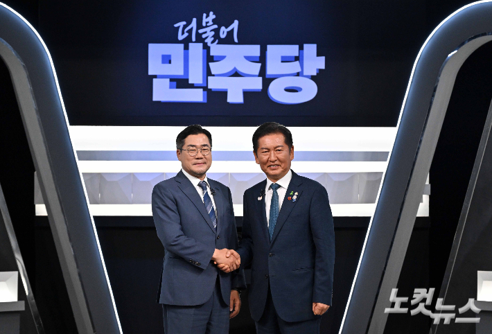 정청래·박찬대에 물었다…"호흡 맞는 국민의힘 대표는?"