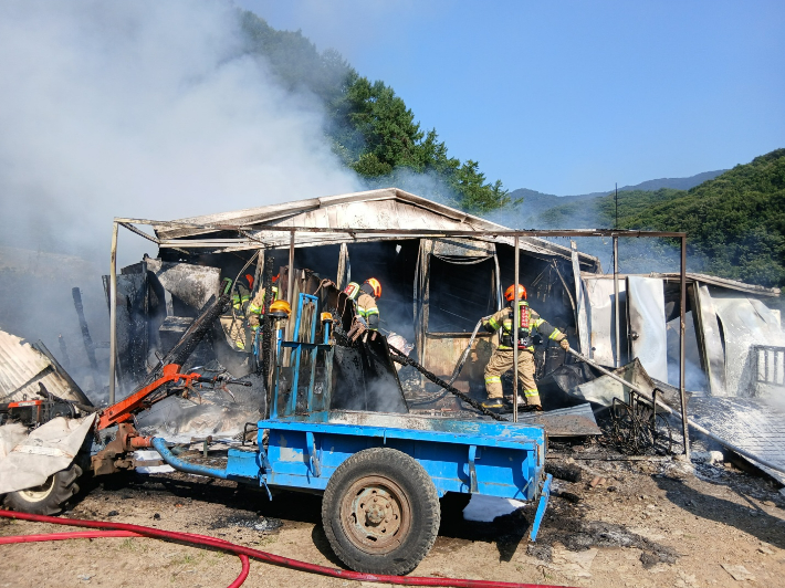 진천소방서 제공