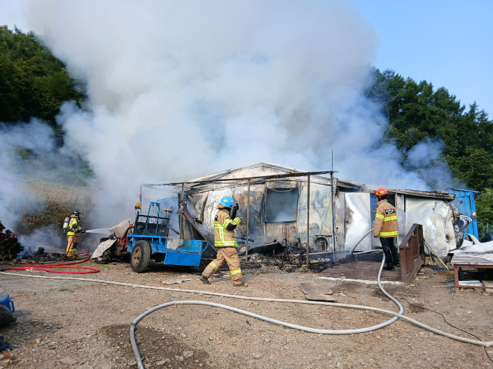 진천소방서 제공