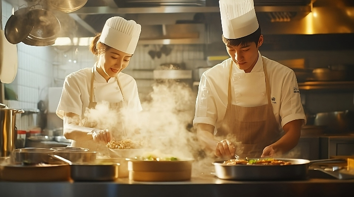 미식로드 현장조리 AI 생성형 이미지. 전라남도 제공