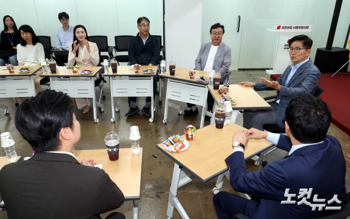 발언하는 김문수 당대표 예비후보