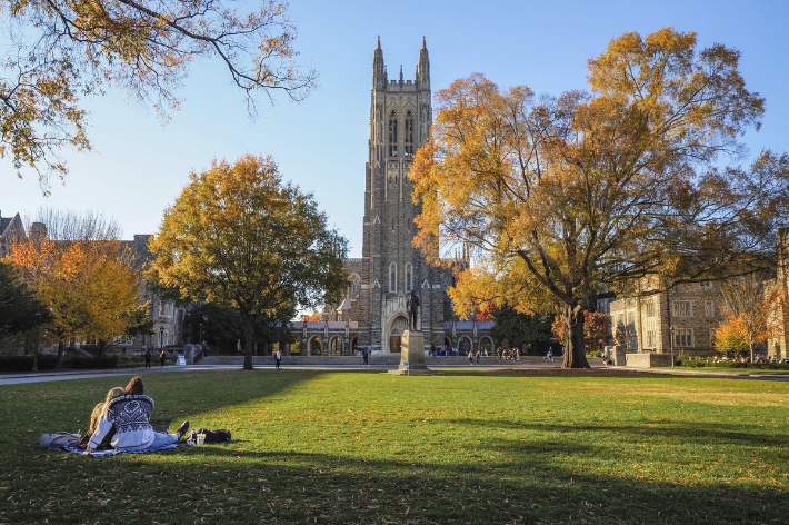 듀크대 홈페이지 캡처