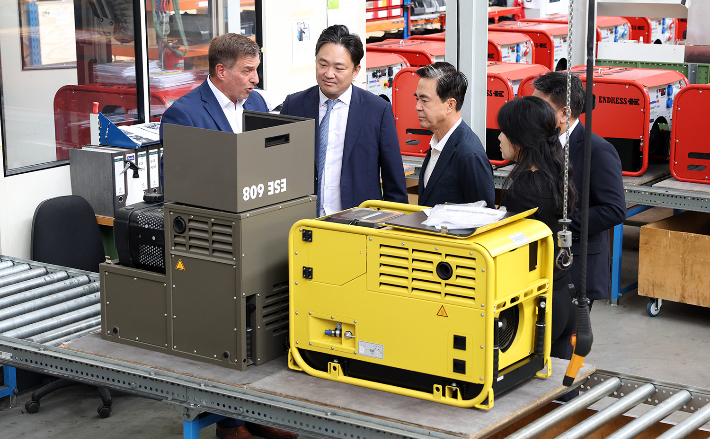 독일 프레틀사 현지 시찰 모습. 충남도 제공