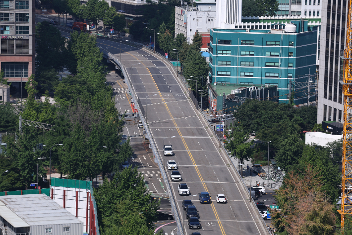 서울 중구 서소문 고가차도의 모습. 연합뉴스