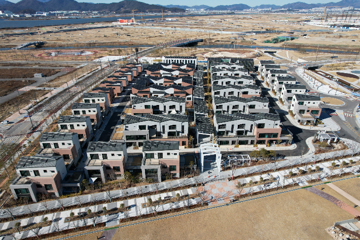 부산에코델타시티 스마트빌리지. 수자원공사 제공