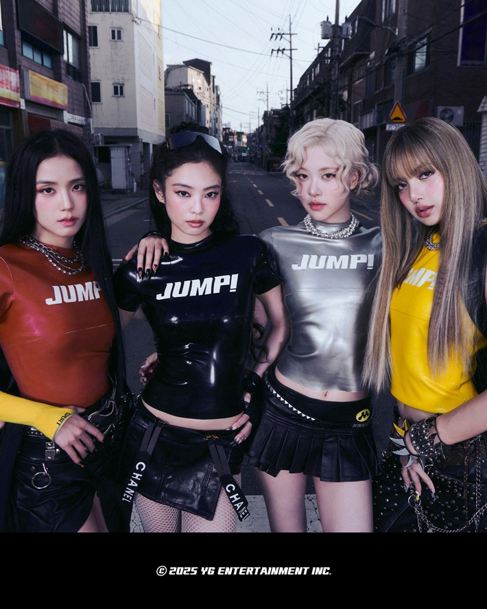 그룹 블랙핑크의 '뛰어'가 스포티파이에서 1억 스트리밍을 기록했다. YG엔터테인먼트 제공