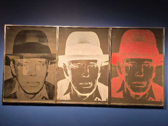 앤디 워홀, '요셉 보이스', 스크린 프린트, 103.8 x 76.5 cm(연도 미상). 곽인숙 기자