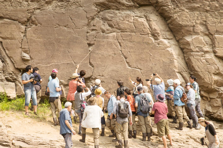 반구대 암각화. 울산시 제공