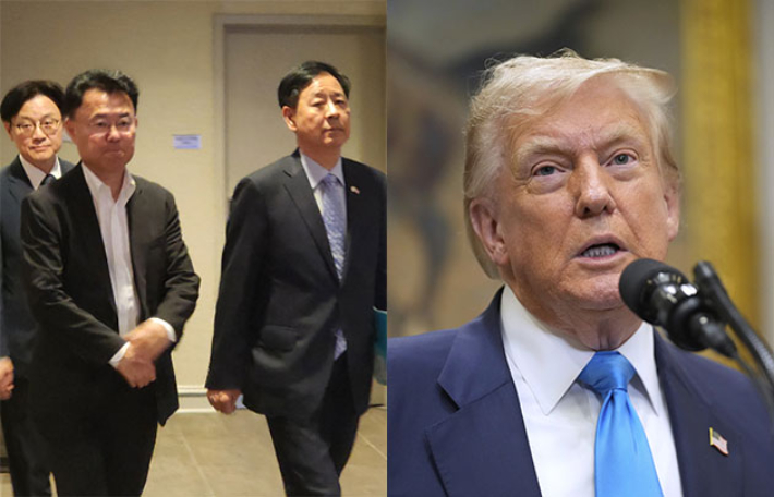 韓무역협상 대표단, 백악관 도착…곧 트럼프와 면담 예정