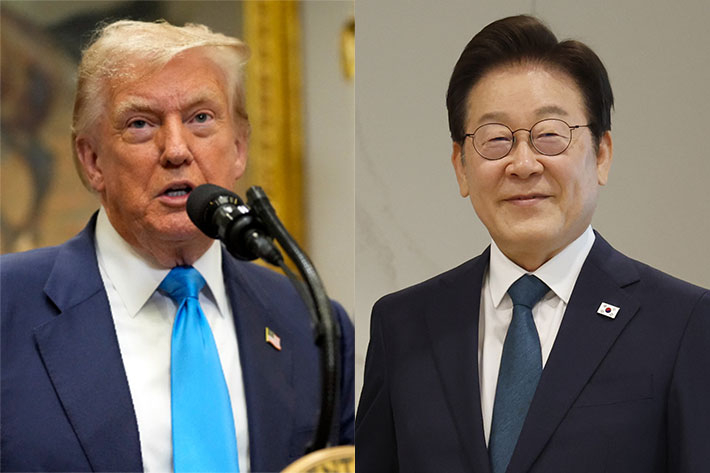 트럼프 발표 장면
