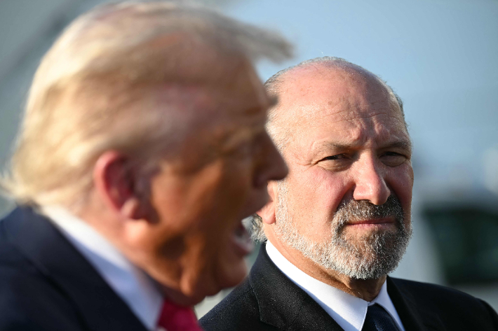 미국 트럼프 대통령과 러트닉 상무부 장관. 연합뉴스