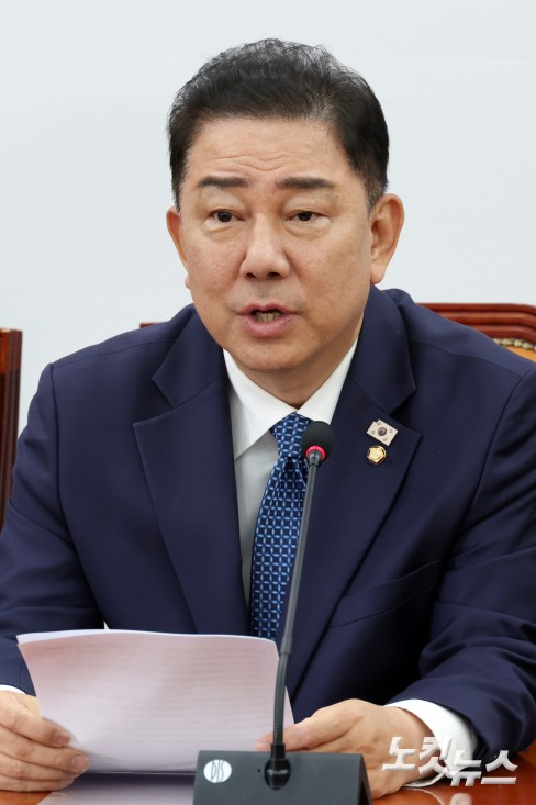 발언하는 김병기 당대표 직무대행 겸 원내대표