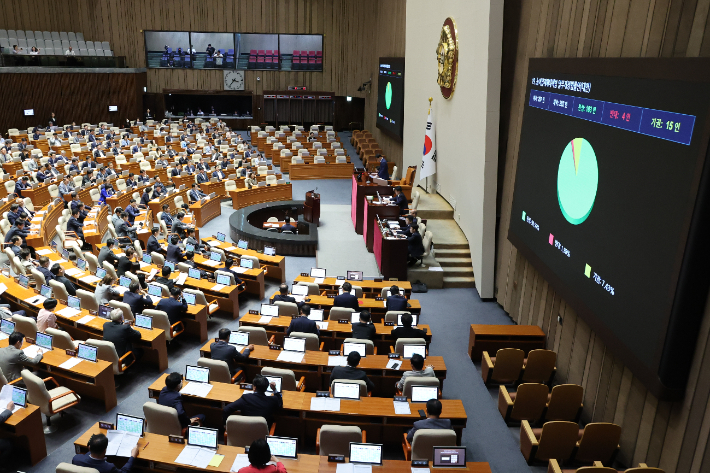 '농업4법' 중 농어업재해대책법 본회의 통과. 연합뉴스