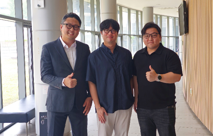 한기대 박지섭 교수, 제1 저자 연세대 유영재 강사, 한양대 에리카 미디어학과 김헌 교수(왼쪽부터). 한기대 제공