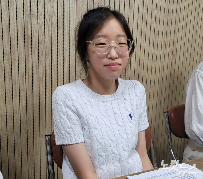 엄지인 학생. 충북CBS