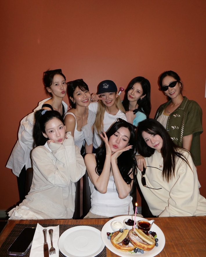 그룹 소녀시대. 티파니 SNS 캡처