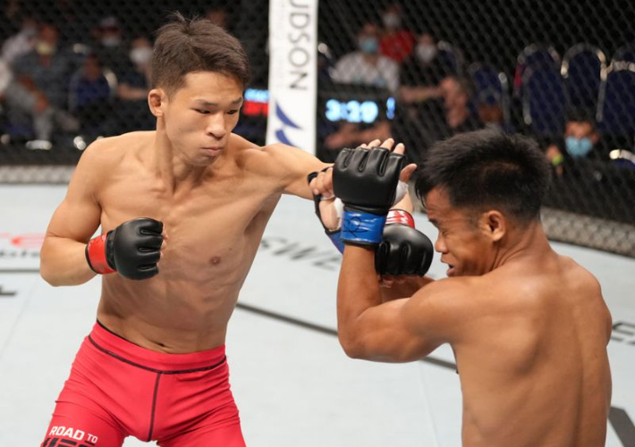 박현성의 경기 장면. UFC 제공
