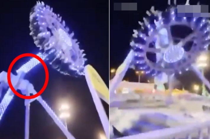 360도 회전 놀이기구 추락…사우디서 수십명 부상