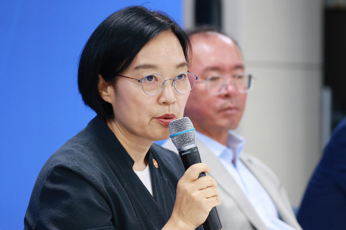 한성숙 중소벤처기업부 장관. 연합뉴스