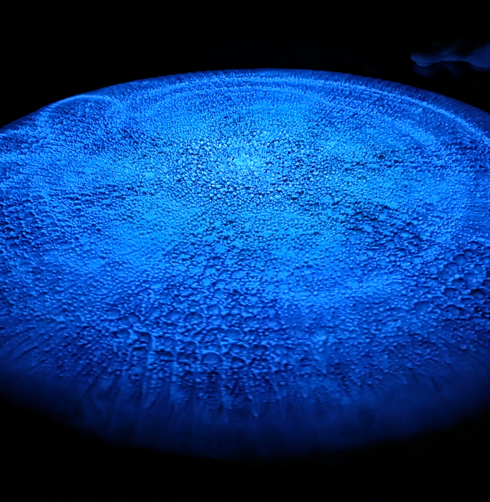 프랑스를 기반으로 서울울 오가며 활동 중인 남궁환(50) 작가가 서울 종로구 삼청로 아트파크에서 열고 있는 13년 만의 국내 개인전 'Entoptima: 별의 기억'에서 선보인 설치작품 'ENTOPTIMA _ 별의 기억 _ Souffle'. 곽인숙 기자