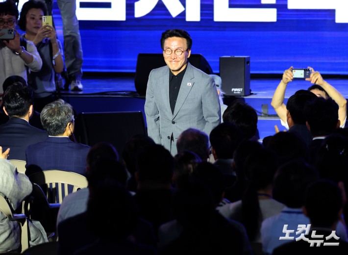 김민석 국무총리, 민주당 당원대회 참석