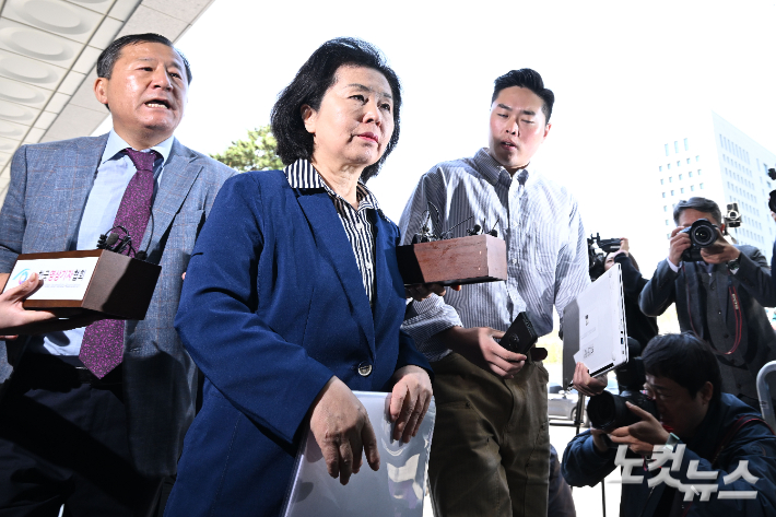 윤석열 전 대통령 부부의 공천 개입 의혹을 받는 김영선 전 의원. 류영주 기자