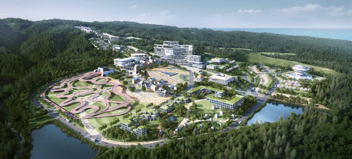 코스타밸리 관광휴양지구 조감도. 포항시 제공