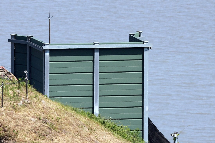 경기도 파주시 접경 지역에 설치된 대북 방송 확성기 관련 군사 시설물. 연합뉴스