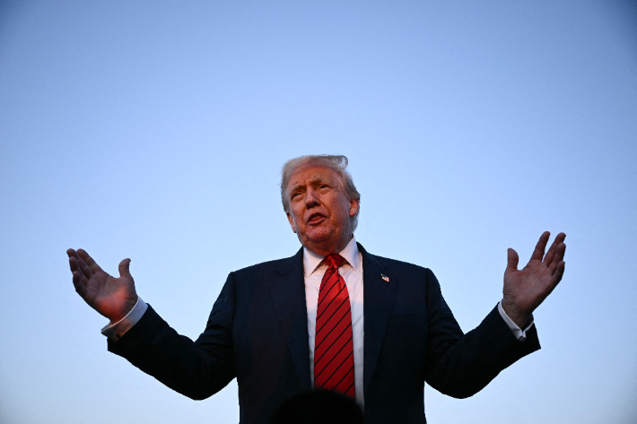 도널드 트럼프 미국 대통령. 연합뉴스