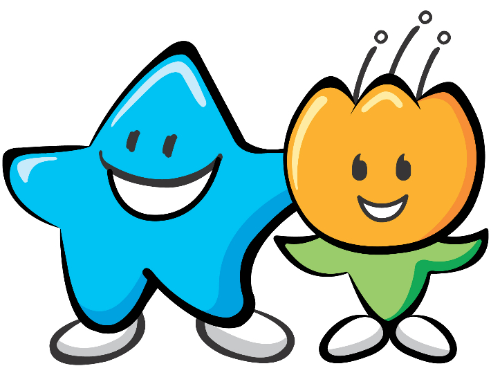 충북교육청 캐릭터 별이와 송이. 충북교육청 제공