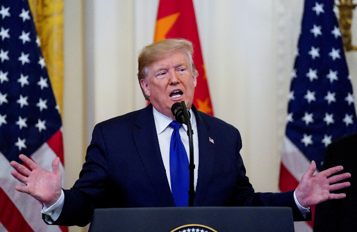 도널드 트럼프 미국 대통령. 연합뉴스