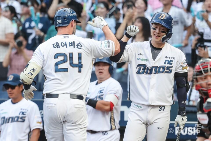 NC 다이노스 선수단. NC 다이노스 제공